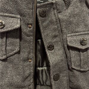 Kids Gray Wool Jacket